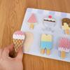 The American Ice Cream Board Toy Consists of 7 Ice Creams of Different Colors and Shapes