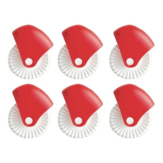 Колесо для украшения и резки теста Колесо для теста Пластиковый резак для украшения пирога Решетка для резки Кухонный гаджет