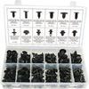 330-Piece Snap-in Bumper Fastener Set for Honda/Toyota - Christmas Tree Barbed Design