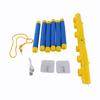 Falling Sticks Catching Game Toy Hand Eye Coordination Reactivity Training Toy for Kids Yellow and Blue