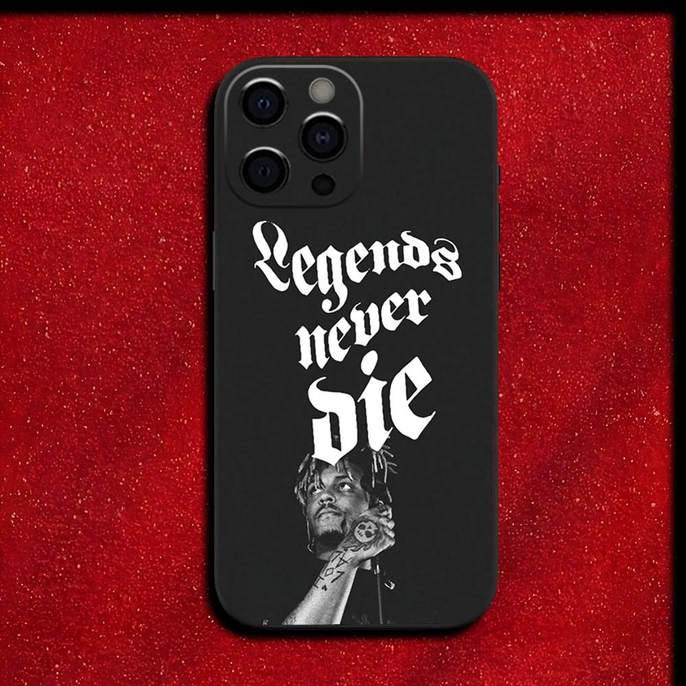 Чехол для телефона Rapper 999 J-Juice W-WRLD для iPhone 16,15,14,13,12,11,Pro,X,XS,Max,XR,Plus,Mini Мягкий черный чехол