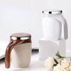 Automatic Stirring Mug Rechargeable Electric Stirring Milk Coffee Cup Tainless Steel Rotating Magnetic Tea Mug Home Drinkware