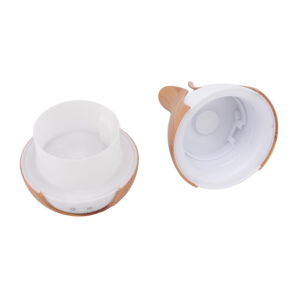 200ml Wood Grain Air Humidifier Colorful LED Night Light Aromatherapy Diffuser Humidifier with