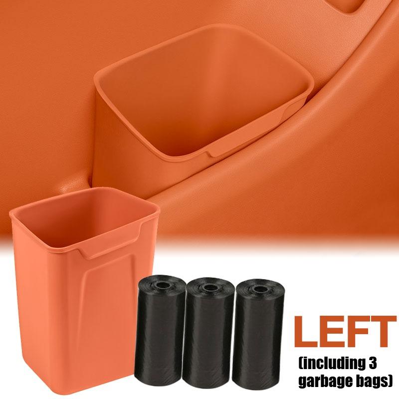 Xiaomi Silicone Trash Can Car Door Storage Box with Garbage Bag Auto Door Storage Bucket Umbrella Organizer Car Interior Accessories