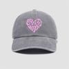 Sweet Heart Printed Visor Baseball Cap  For Man Women Hiking Fishing Vacation