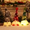 Christmas Gnome Pendant with Warm White LED Lights Long Beard Christmas Gnome Home Tabletop Decoration