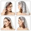 Multiuse Lace Mantilla Veil Church Headscarf Catholic Mass Veil for Various Occasion Headcover Religious Event Accessory