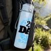 1PC Second Dad Baby Boy Quote Print 750ml Color Plastic Sports Water Bottle Leakproof Flip Straw Lid Suitable for Sports Office Home Use