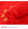 Красный хлопковый комбинезон для новорожденного: Зимний теплый утепленный комбинезон для осеннего ползания и празднования Нового года.