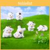 Creative Cartoon Style Resin Brave Little Cow Blind Box Car Decoration Miniature Figurine