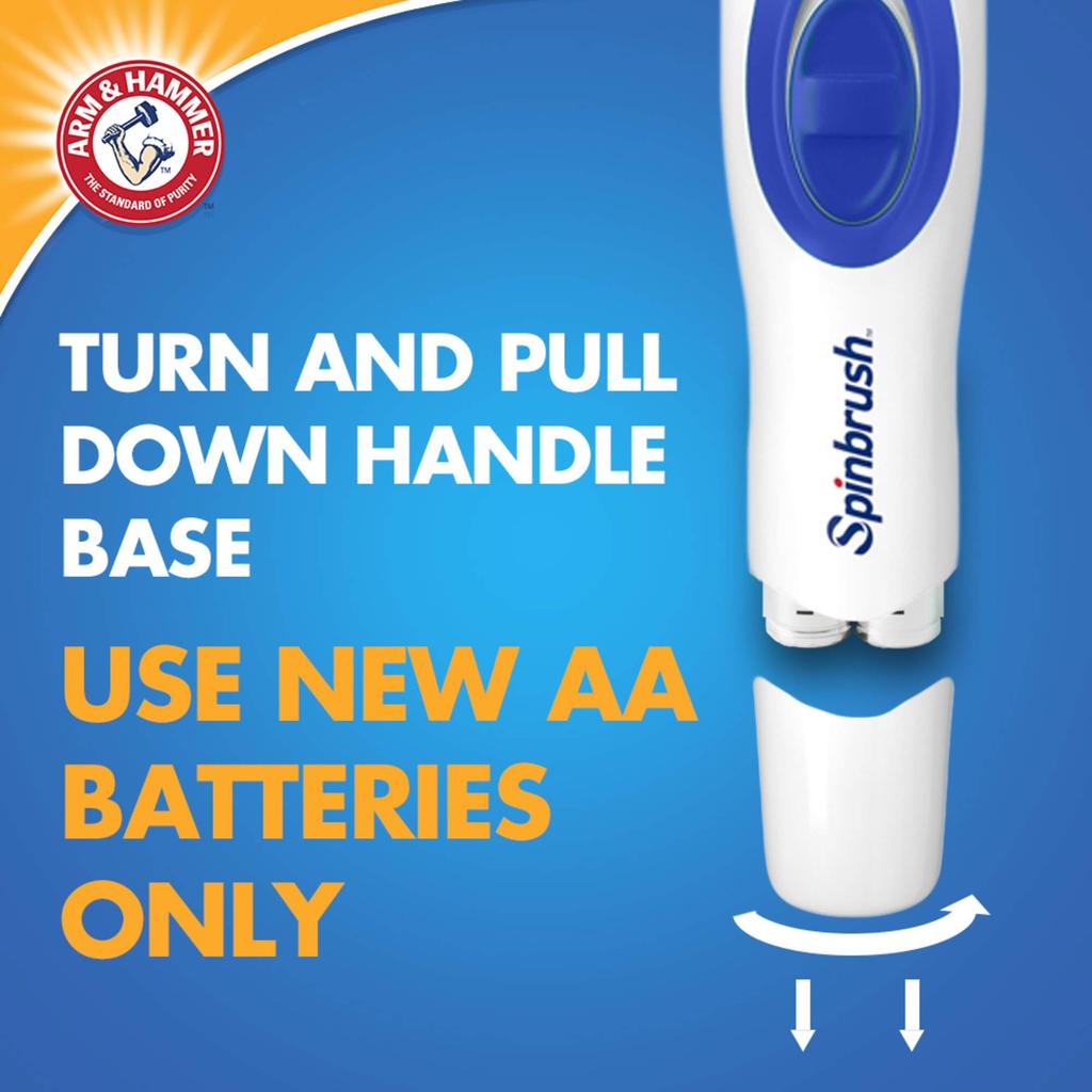 Электрическая зубная щетка Spinbrush Truly Radiant Extra White на батарейках 141 [Параллельный импорт]