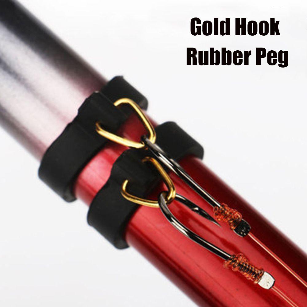 Quality Rubber Rings Plastic Rubber S M L Fishing Gear Safe Hanger Hook Secure Holder Lures Holders