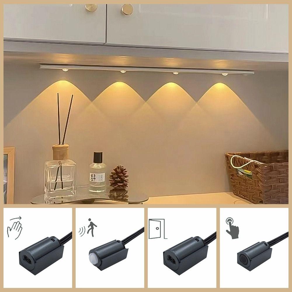 Lighting Control Sensing on-Off ABS Lamp IR on-Off Embedded Hand Sweep Sensor Switch Wardrobe
