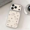 Защитный чехол в стиле наклеек KT Cat для Apple iPhone 17 Pro Max/15/13/12/11 - Милый дизайн