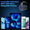 Three Port 12V/24V USB Charger Socket Dual 18W QC 3.0 & 20W PD USB-C For Car Motorcycle With Voltmeter Power Switch