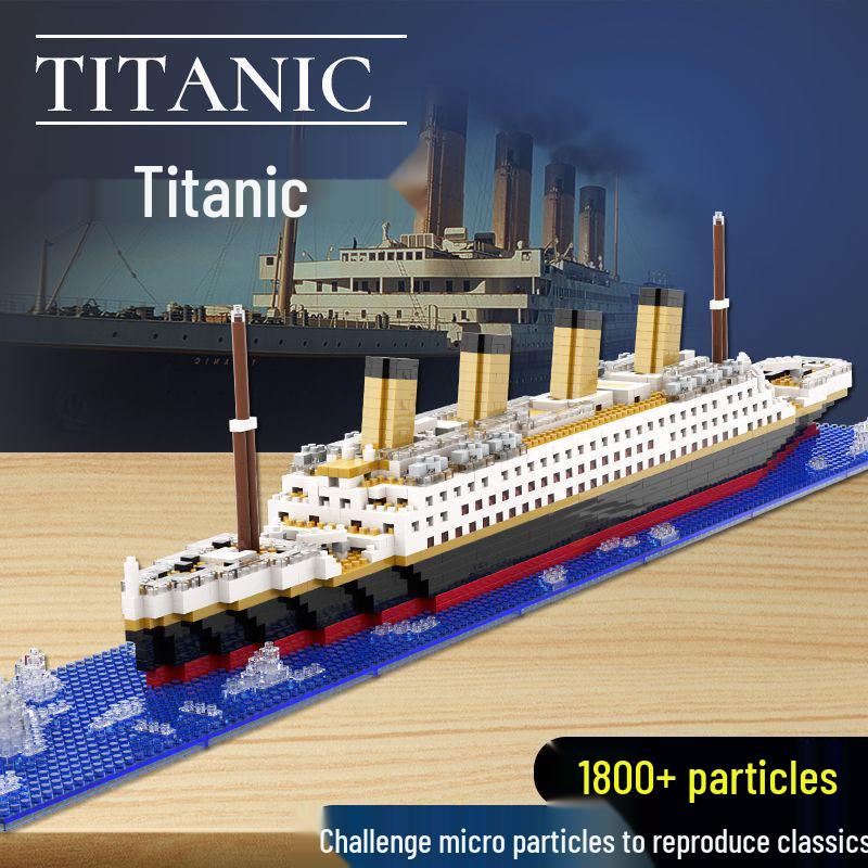 Модель Титаника, совместимая с Lego, Образовательная игрушка для взрослых и детей