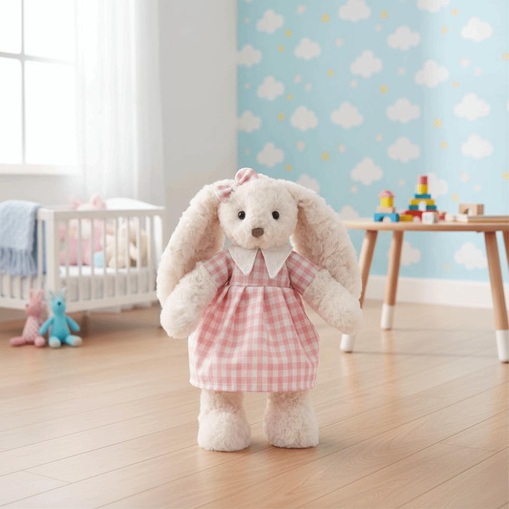 Ultra-Soft Rabbit Plush Toy Soft Stuffed Animal Doll Rabbit Doll Children's Room Decor
