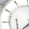 Citizen Аналоговые часы с серебристым циферблатом размер / Eco-Drive E031-S103720 Eco-Drive Мужские (Запястье прибл.. 19см)