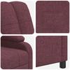 Recliner Chair Purple Fabric