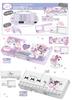 Компактный пенал Sanrio Kuromi с ленточкой, двусторонний