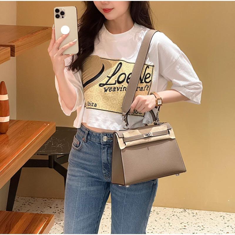 Сумка 19+22+25+28+30 одно плечо подмышкой ладонь узор кожа широкий плечевой ремень сумка с сумочкой