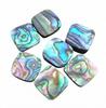 Натуральные драгоценные камни из раковины абалона: Кабошоны квадратной формы, разноцветные камни для ювелирных изделий