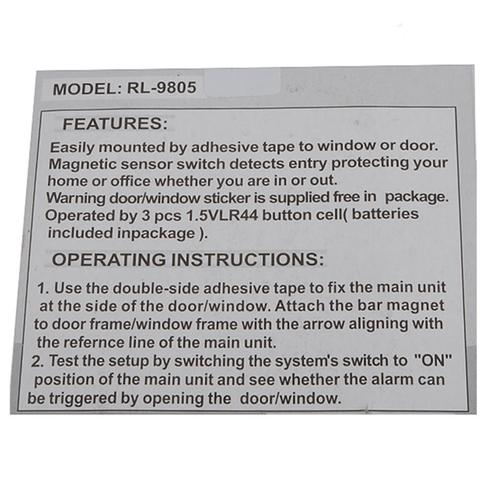 БЕСПРОВОДНАЯ Домашняя Оконная Дверная Противовзломная Охранная СИГНАЛИЗАЦИЯ Магнитная