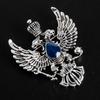 Retro Wing Metal Pin Vintage Eagle Badge Brooch Crown Lapel Pin Men Accessory
