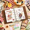 25sheets Kawaii Vintage Flavors Small Elements Die Cutting Sticker DIY Diary Scrapbooks Creative Handbook Aesthetics Sticker