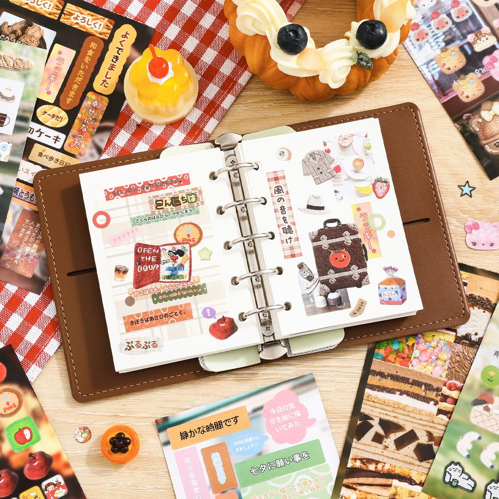 25sheets Kawaii Vintage Flavors Small Elements Die Cutting Sticker DIY Diary Scrapbooks Creative Handbook Aesthetics Sticker