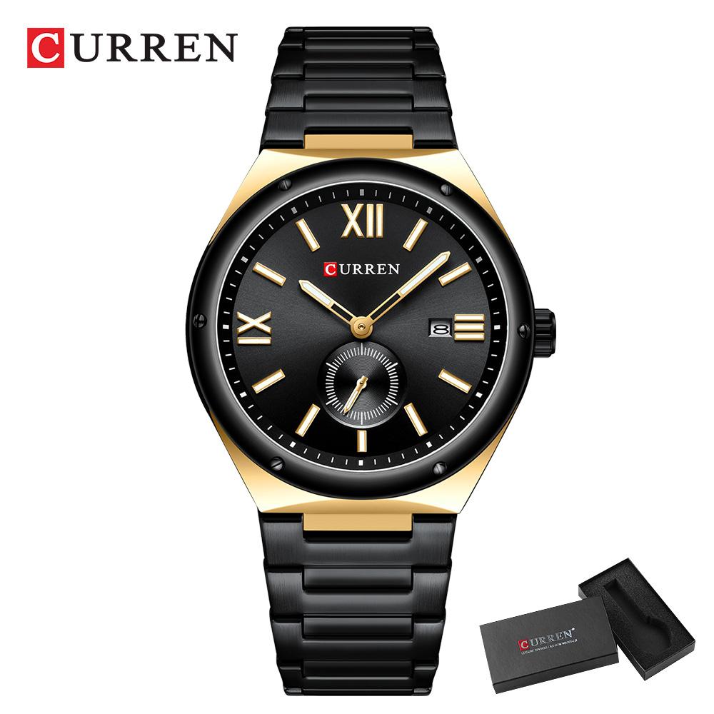 CURREN New Men Watch Business Wristwatches Movement Ultra Thin Clock Top Brand Luxury Fashion Casual