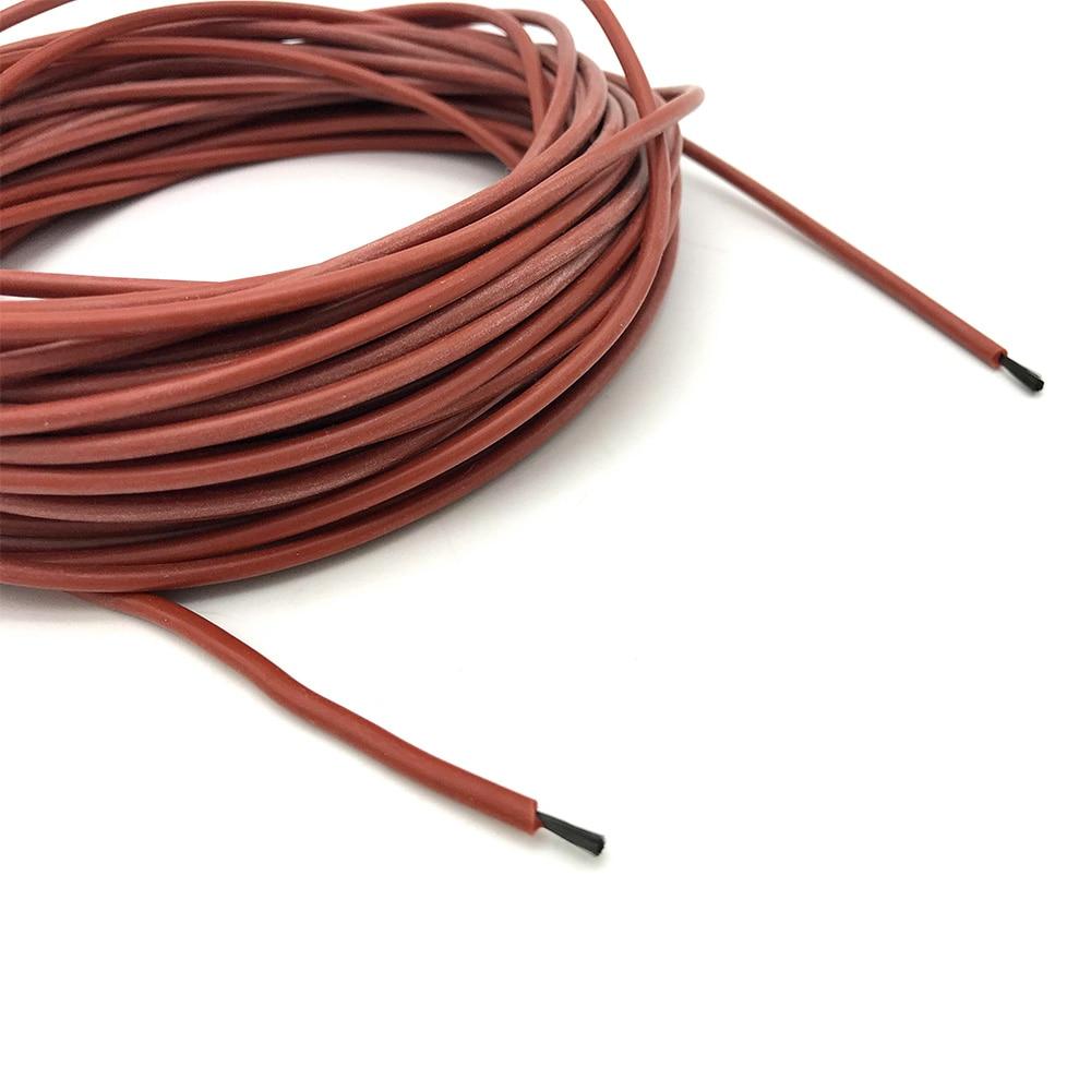 Инфракрасный нагревательный кабель 12 К, 33 Ом/м, 7 ~ 220 В, многофункциональный, горячая распродажа, угольный нагревательный кабель, 1 м, 2 м, 3 м, 4 м, 5 м, 8 м