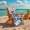 1Pc Fantasy Heroes Unite Beach Towel Quick Dry Multiuse For Beach Pool Gym Yoga Home Travel Christmas Halloween Xmas Gift S177
