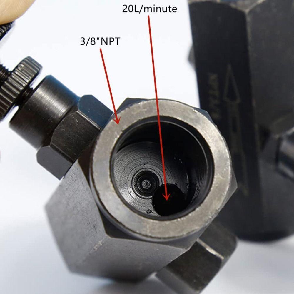 Односторонний клапан из углеродистой стали Черный гидравлический обратный клапан Дроссельный клапан Масло Вода Газ