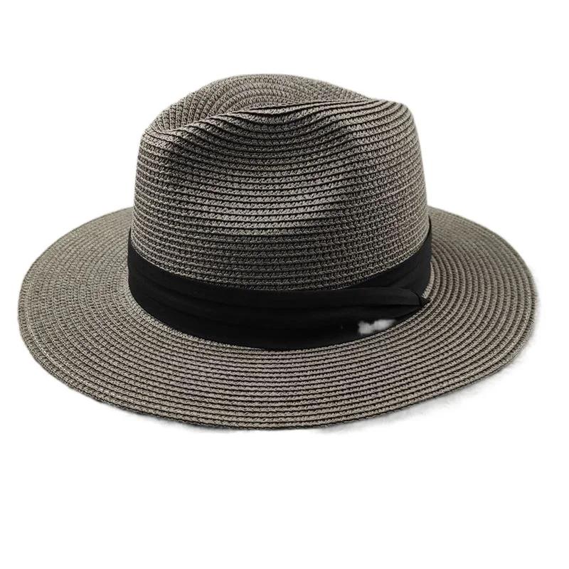 Summer Large Size 64cm Classic Sun Hats for Men Women Panama Hats Couple Wide Brim Beach Straw Hat Big Head Plus Size Fedora Hat