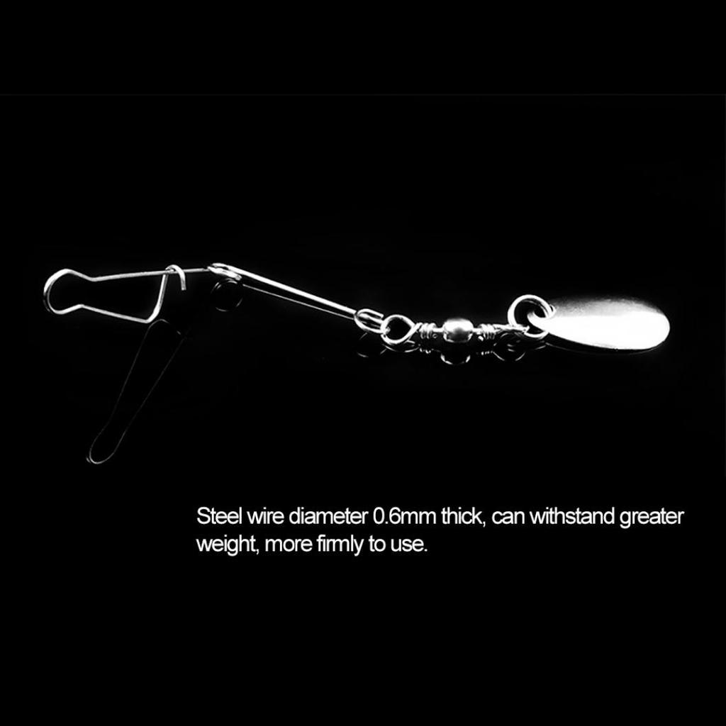 Stainless Steel Spinnerbait Blade Lures Rigs Fishing Spoons Balance Bracket