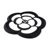 Carwin Camellia Car Anti-slip Mat, Black, 1 piece,Korean Car Acc