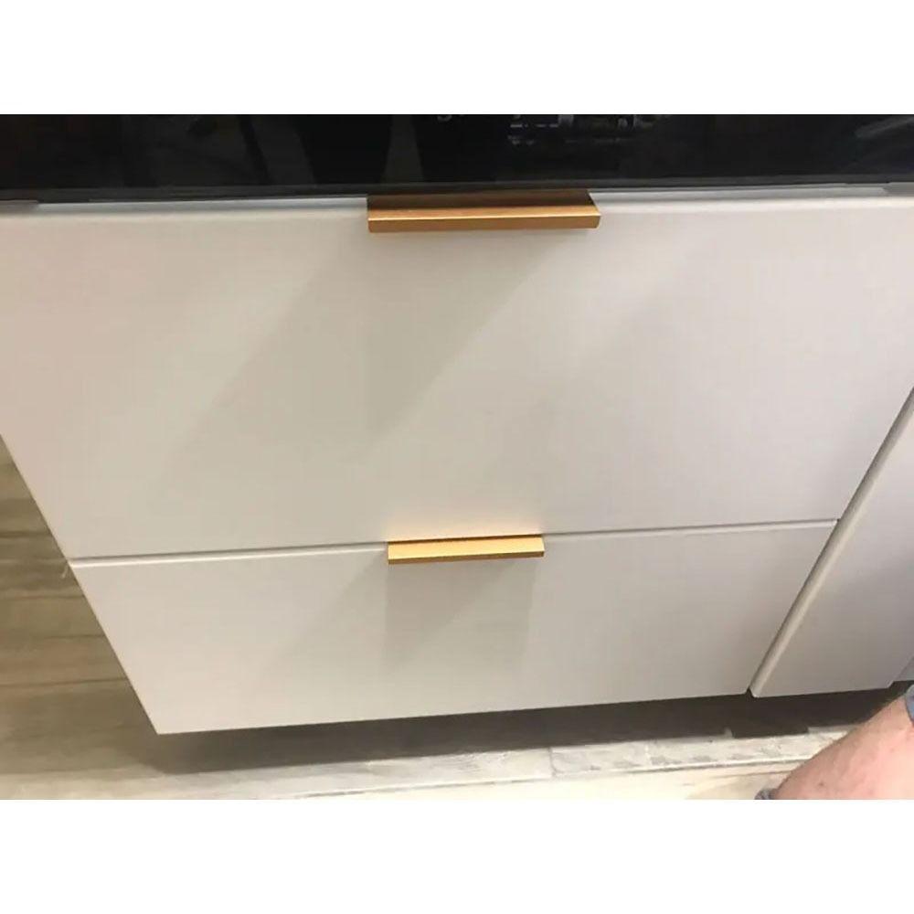 1Pcs Long Pull Cabinet Pulls With 16mm Screws Drawer Knobs New Hidden Handles Home DIY
