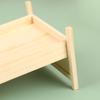 1Pcs Dollhouse Miniature Simulation Bed Model Diy Accessories Scene Furniture