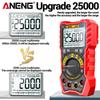 New ANENG SZ20 Professional Digital Multimeter Electric 25000 Counts AC/DC Current Meter Voltage Tester for Car Ohm Temp Capacitor & Digital Display