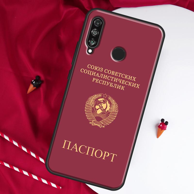 Soviet Union USSR Flag For Huawei Nova Y61 Y70 Y90 Y60 Y72 Y91 12s 12i 11i 7i 8i 9 10 SE P60 Pro P30 P40 Lite Case