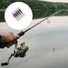 8cm 5.6g Glow Squid Jig Shrimp Lure Baits Squid Glow Jig Hook for Saltwater Fishing Artificial Baits 5pcs