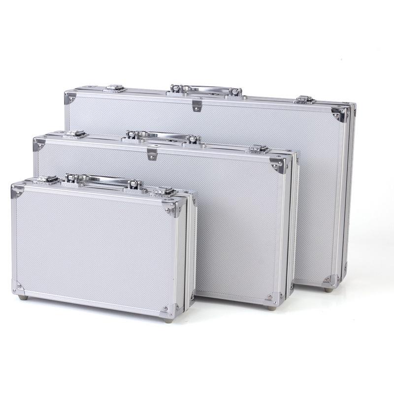Aluminum Alloy Handheld Toolbox & Instrument Display Case