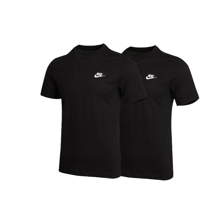 Nike Мужская футболка, 2 шт., черная AR4999-013-