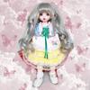 Светло-золотистый парик для куклы Аксессуары BJD/SD 1/6 Длинный кудрявый парик с челкой Детский подарок Парик для куклы Лолиты