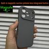 Magnetic Suction Liquid Silicone Case for iPhone 17 Pro Max - Full Coverage, Fine Hole Design