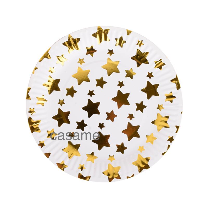 10 шт. в 1 партии. Наборы одноразовой посуды в розовую синюю полоску и горошек. Бумажные стаканчики, тарелки, трубочки, вилки. Одноразовые наборы. Украшения для свадьбы, дня рождения и вечеринки.