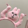 Hair Hoop Plush Material Cartoon Rabbit Decor Bang Hair Decoration Thick Thin Hair