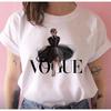 Vogue Fashion Girl, женский модный топ с коротким рукавом и принтом