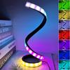 Спиральная форма светодиодный ночник RGB белый диммируемый настольная лампа переключатель управления USB 5V спальня офисный стол читальный зал украшение